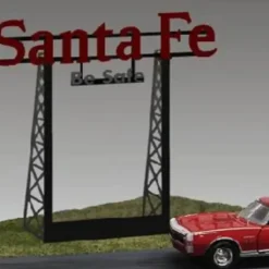Miller Engineering 5781 O Santa Fe Animated Neon Billboard - Your Source for Gaming Essentials* Trains
