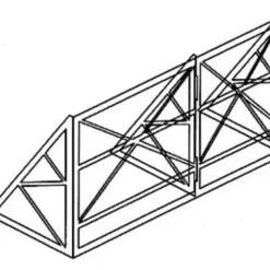 Miller Engineering 4501 Photo-Etched Support Large - Your Source for Gaming Essentials* Trains