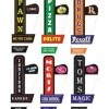 Miller Engineering 66812-R Animated Sign Kit Downtown Series #1 - Right - Large - Your Source for Gaming Essentials* Trains