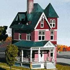 Miller Engineering 223031 Z The Queen Anne - Victorian Home Building Kit - Your Source for Gaming Essentials* Trains