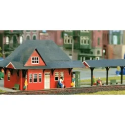 Miller Engineering Z-1010 Z Scale Train Station Building Kit - Your Source for Gaming Essentials* Trains