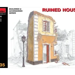 Miniart 35526 1:35 Ruined House - Your Source for Gaming Essentials* Trains