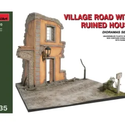 Miniart 36020 1:35 Village Road w/Ruined House - Your Source for Gaming Essentials* Trains