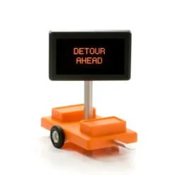 Miniatronics 85-004-01 HO Road Sign, Detour Ahead - Your Source for Gaming Essentials* Trains
