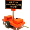Miniatronics 85-501-01 O Scale Construction Ahead Road Sign - Your Source for Gaming Essentials* Trains