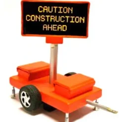 Miniatronics 85-501-01 O Scale Construction Ahead Road Sign - Your Source for Gaming Essentials* Trains