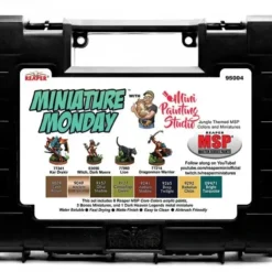 Tabletop Miniatures>Miniature Monday: April 2020 Set - 8 Paints and 4 Miniatures - Your Source for Gaming Essentials