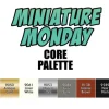 Tabletop Miniatures>Miniature Monday Core Palette - 6 1/2 Ounce Paint Bottles - Your Source for Gaming Essentials