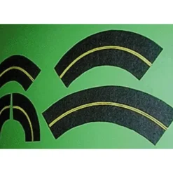 Mini Highways 103 N Scale 6'''' Curved Roadway - Your Source for Gaming Essentials* Trains