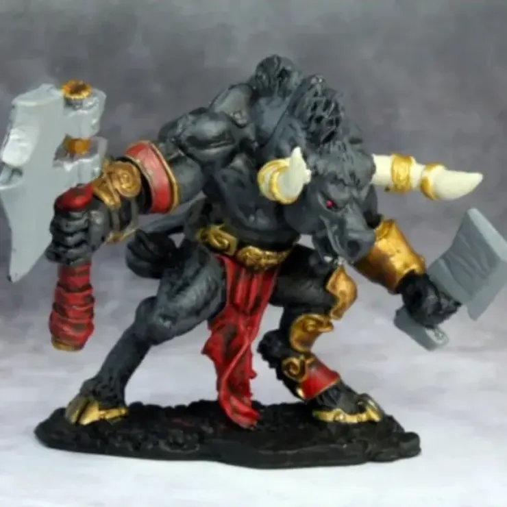 Tabletop Miniatures>Minotaur Of The Maze #20015 Legendary Encounters Pre-Painted Plastic Mini - Your Source for Gaming Essentials