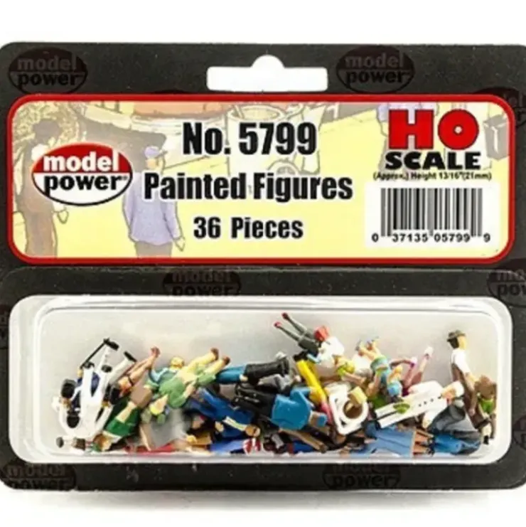 Model Power 5799 Assorted Figures (Set of 36) - Your Source for Gaming Essentials* Trains