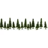 Model Power 1414 Assorted 1:160 Green Pine Trees Assortment 1.77"-3.37" (18) - Your Source for Gaming Essentials* Trains