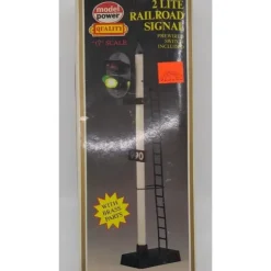 Model Power 990 G 2-Lite Railroad Signal - Your Source for Gaming Essentials* Trains