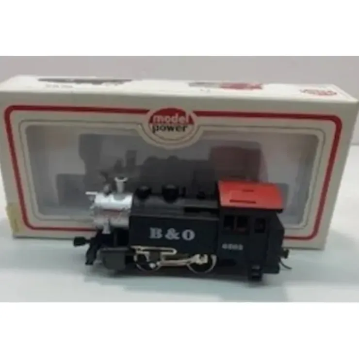 Model Power 96505 HO Baltimore & Ohio 0-4-0 Tank Steam Locomotive (Powered) - Your Source for Gaming Essentials* Trains