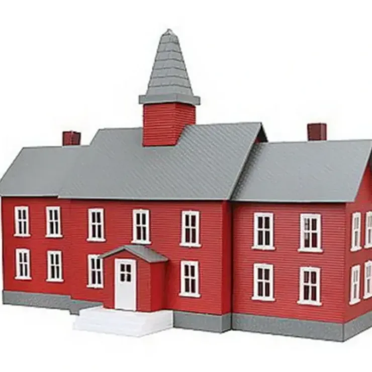 Model Power 783 HO B/U Little Red School House - Your Source for Gaming Essentials* Trains