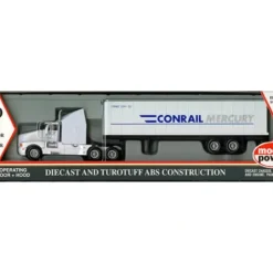 Model Power 18006 1:87 HO Conrail T600 Long Haul w/Box Trailer - Your Source for Gaming Essentials* Trains