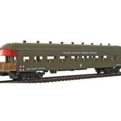 Model Power 99896 HO Hospital Car, US Army - Your Source for Gaming Essentials* Trains