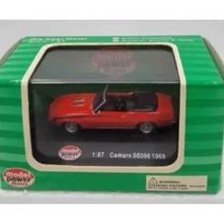 Model Power 19253 1:87 HO Minis Red Camaro SS396 1969 Convertible Chevrolet - Your Source for Gaming Essentials* Trains