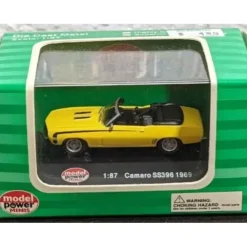 Model Power 19252 1:87 HO Minis Yellow 1969 Camaro Chevrolet SS396s - Your Source for Gaming Essentials* Trains