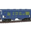 Model Power 98082 HO Ontario Northland 36' 2-Bay Covered Hopper #6078 - Your Source for Gaming Essentials* Trains