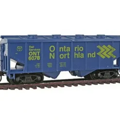 Model Power 98082 HO Ontario Northland 36' 2-Bay Covered Hopper #6078 - Your Source for Gaming Essentials* Trains