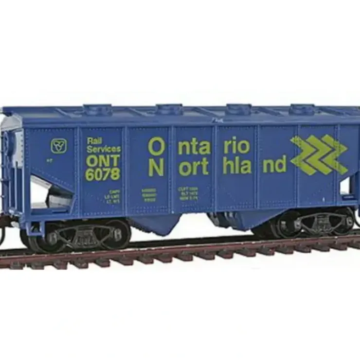 Model Power 98082 HO Ontario Northland 36' 2-Bay Covered Hopper #6078 - Your Source for Gaming Essentials* Trains