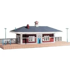 Model Power 542 HO Port Chester Railroad Station Building Kit - Your Source for Gaming Essentials* Trains