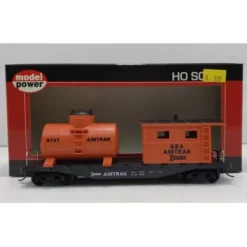 Model Power 98181 HO Scale AMTRAK 40' Work Caboose w/Tank #684 - Your Source for Gaming Essentials