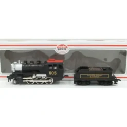 Model Power 6720 HO Scale ATSF 605 Steam Locomotive & Tender - Your Source for Gaming Essentials* Trains