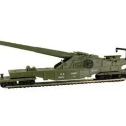 Model Power 99163 HO Scale US ARMY Big Cannon Car #114 - Your Source for Gaming Essentials* Trains
