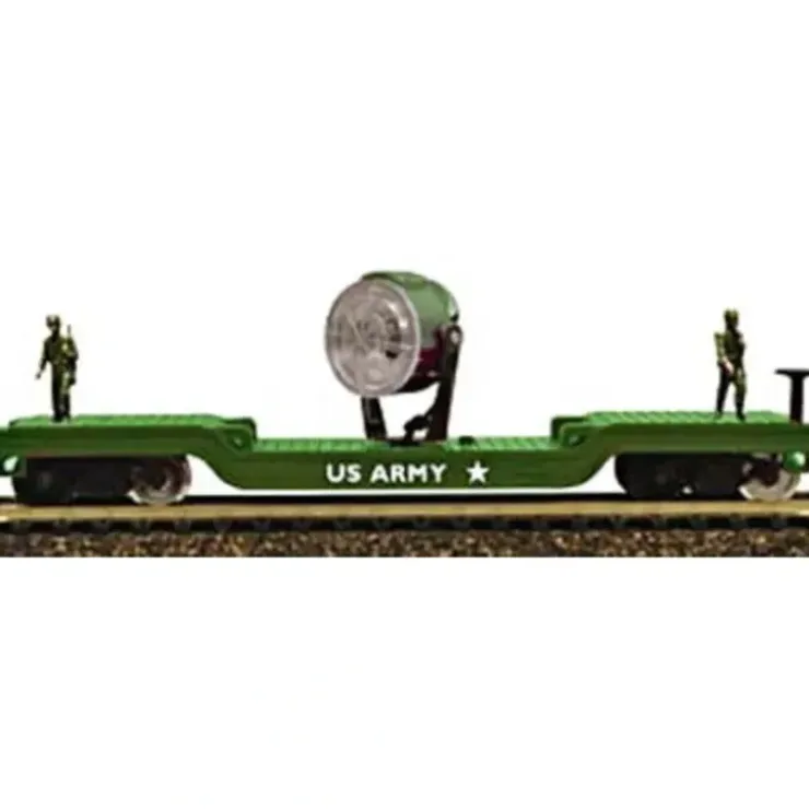 Model Power 98664 HO Scale US Army Searchlight Flatcar - Your Source for Gaming Essentials* Trains