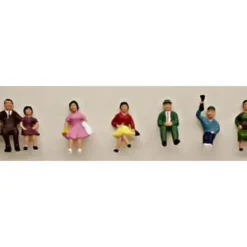 Model Power 5706 HO Seated People Figures (Set of 6) - Your Source for Gaming Essentials* Trains
