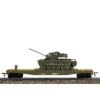 Model Power 99160 HO US ARMY 50' Flatcar With W/M-47 Tank - Your Source for Gaming Essentials* Trains