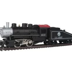 Model Power 96638 HO U.S. Army 0-4-0 Shifter Steam Locomotive - Standard DC - Your Source for Gaming Essentials* Trains