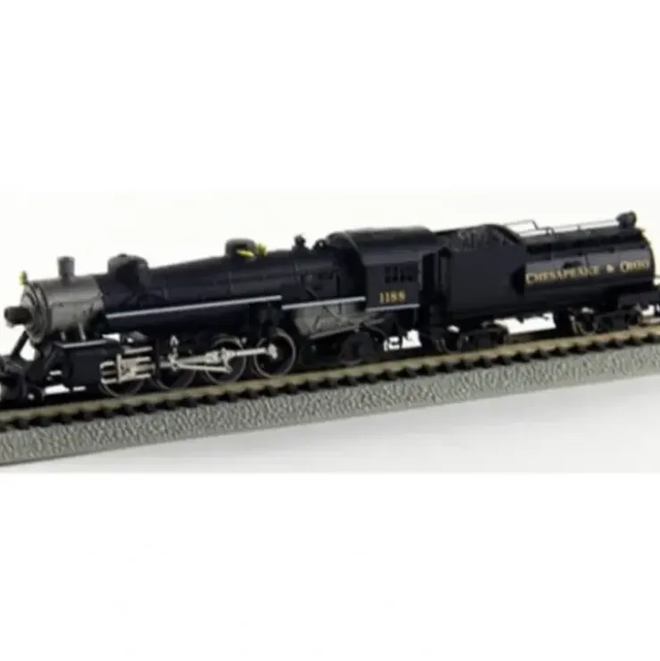 Model Power 875951 N Chesapeake & Ohio Mikado 2-8-2 & Tender #1188 w/ DCC/Sound - Your Source for Gaming Essentials* Trains