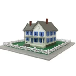 Model Power 1590 N Decorated Christmas House Building Kit - Your Source for Gaming Essentials* Trains