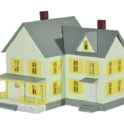 Model Power 2618 N Dr. Andrew's House Built-Up Buildings Lighted w/ 2 Figures - Your Source for Gaming Essentials* Trains