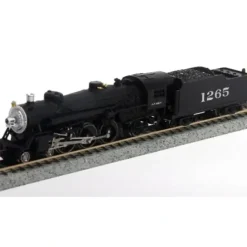 Model Power 87400 N Santa Fe Steam USRA 4-6-2 Pacific w/Standard Tender/DC - Your Source for Gaming Essentials* Trains