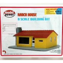 Model Power 1587 N Scale Ranch House Kit - Your Source for Gaming Essentials* Trains
