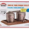 Model Power 1471 N Twin Oil Tank Storage Facility Kit - Your Source for Gaming Essentials* Trains