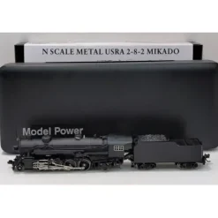 Model Power 875701 N Undecorated 2-8-2 Mikado Standard Tender w/Sound & DCC - Your Source for Gaming Essentials* Trains