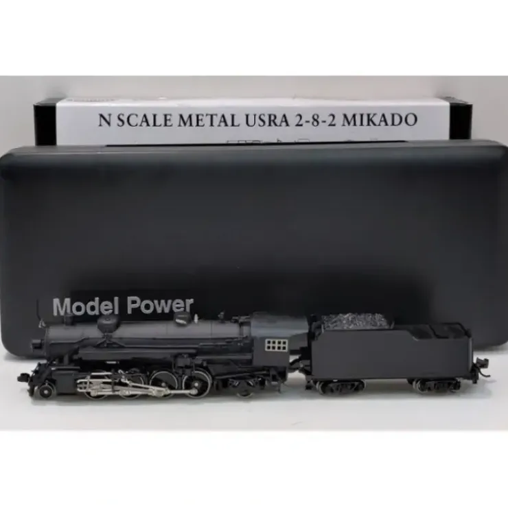 Model Power 875701 N Undecorated 2-8-2 Mikado Standard Tender w/Sound & DCC - Your Source for Gaming Essentials* Trains