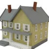 Model Power 6374 O Built-Up Lighted Jackson's House Building with Figures - Your Source for Gaming Essentials* Trains