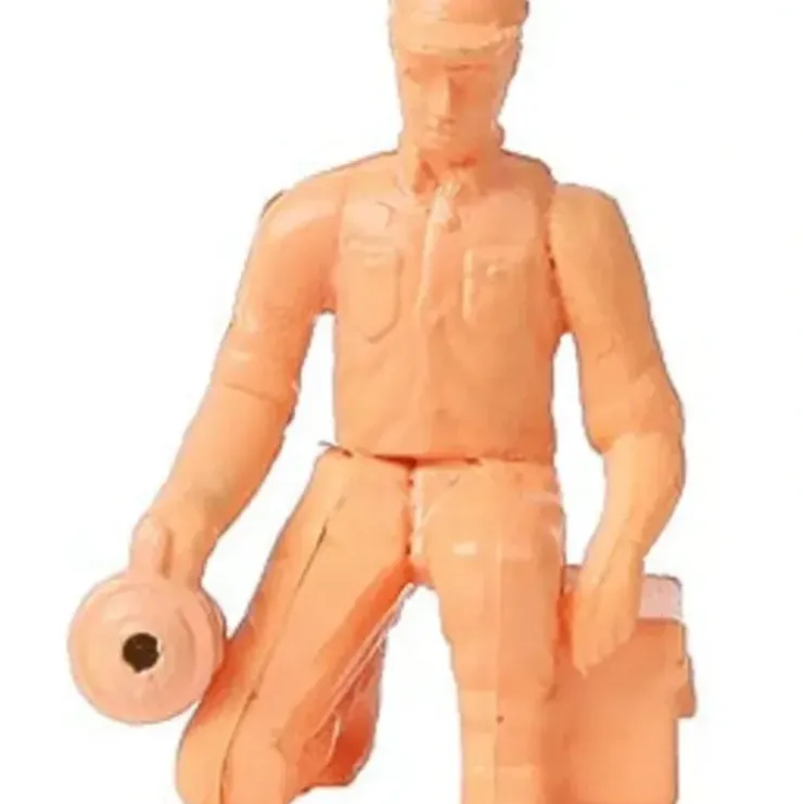 Model Power 7001 O Man w/ Flashlight Unpainted Lighted Figure - Your Source for Gaming Essentials* Trains