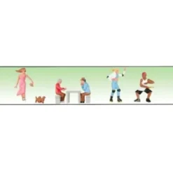 Model Power 6197 O People at the Park Figures (Set of 6) - Your Source for Gaming Essentials* Trains