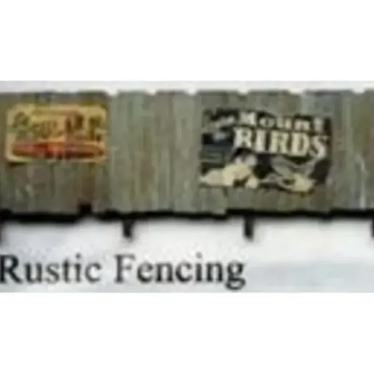 Model Tech Studios D1031 N Scale Pre Aged Rustic Fencing w/Signs - Your Source for Gaming Essentials* Trains