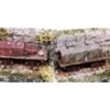 Model Tech Studios JN1035 N Scale Fire Car Gravel Car Dual Pack - Your Source for Gaming Essentials* Trains