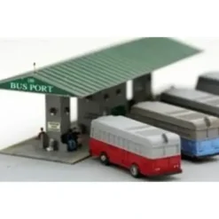 Model Tech Studios JN1094 N Scale 1930's-60's Era Bus Port - Your Source for Gaming Essentials* Trains