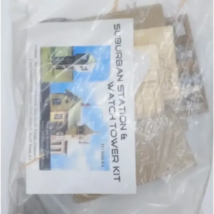 Model Tech Studios S0060 HO Scale Suburban Station & Watch Tower Kit - Your Source for Gaming Essentials* Trains