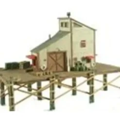 Model Tech Studios S0068 HO Weatherbea's Wharf Bait Company Kit - Your Source for Gaming Essentials* Trains
